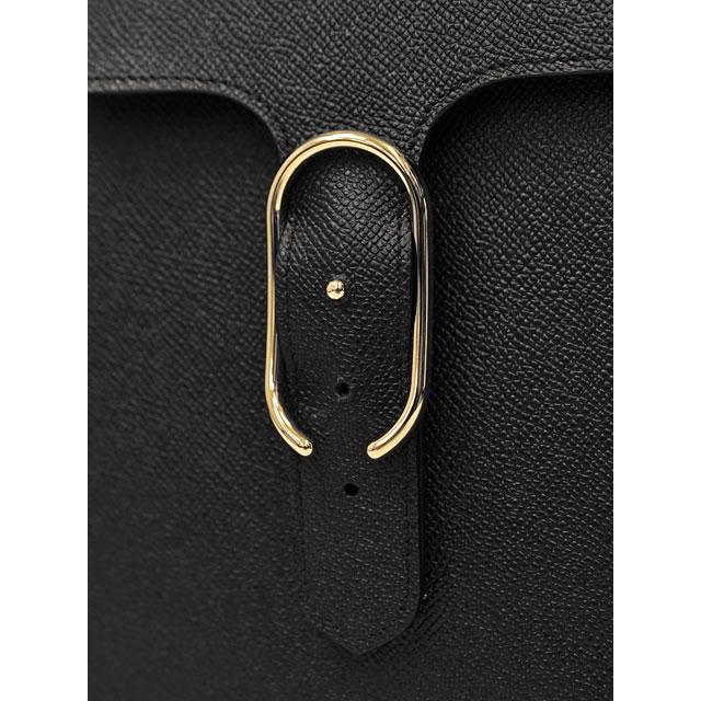 CISEI【チセイ/シセイ】フラップ付きトートバッグL 983 132 WLS NERO 型押し ブラック | Cisei | 08