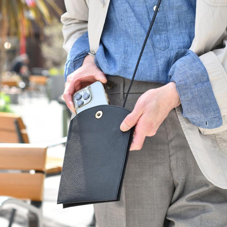 CISEI【チセイ/シセイ】スマートレザーポーチ 1260 LD NERO シボ革 ブラック | Cisei | 10