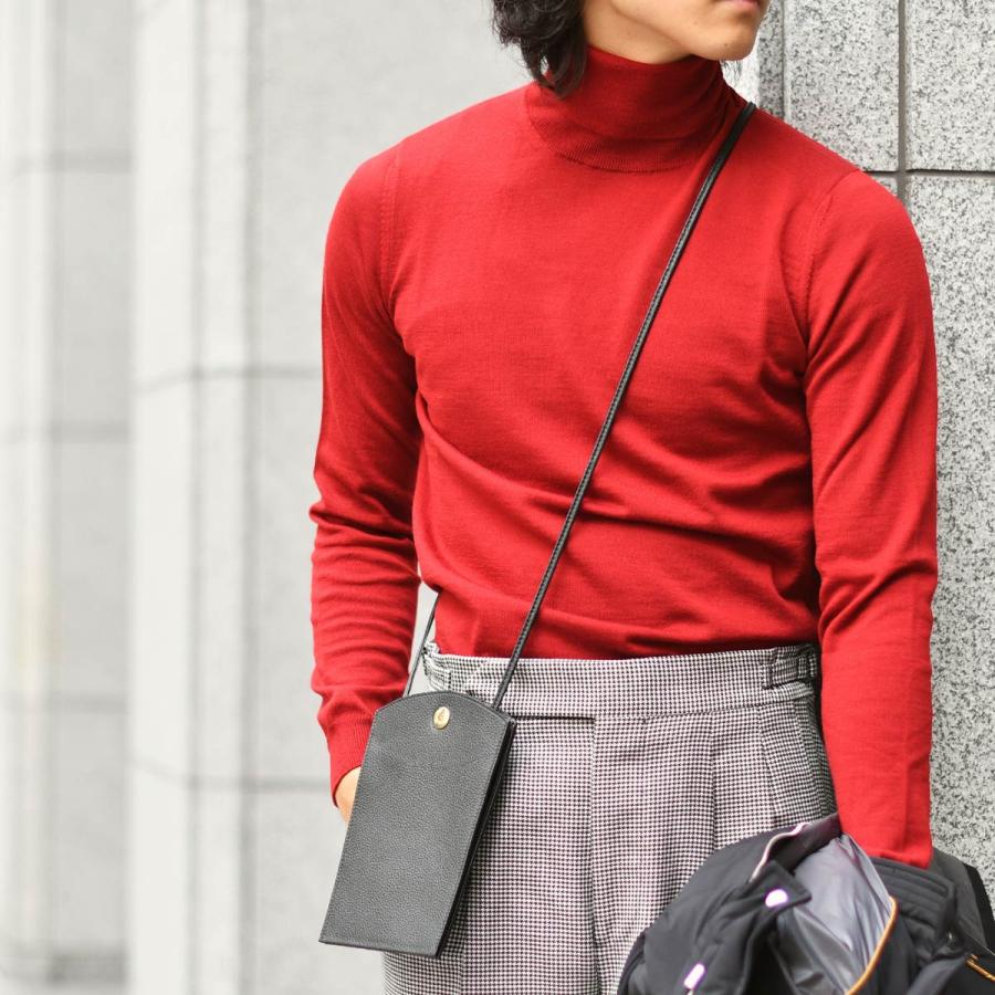 CISEI【チセイ/シセイ】スマートレザーポーチ 1260 LD NERO シボ革 ブラック | Cisei | 07