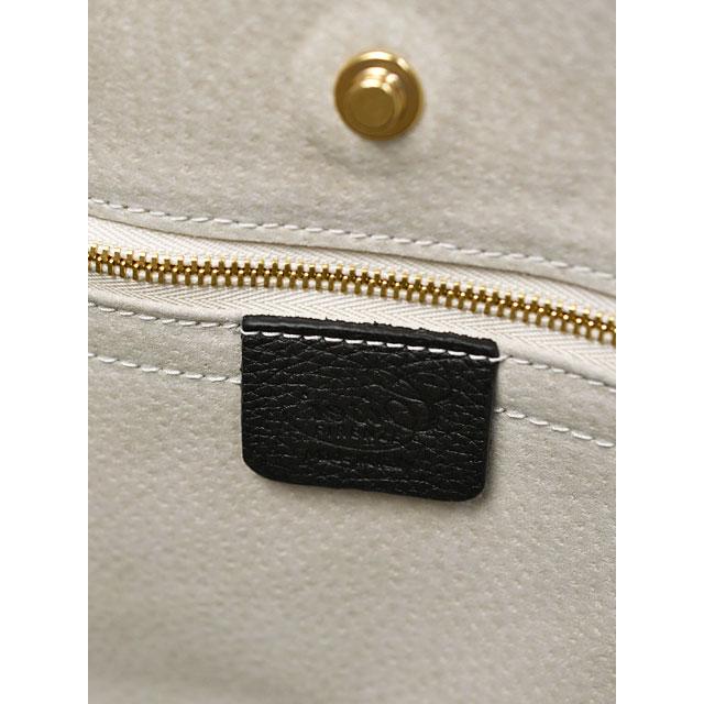 CISEI【チセイ/シセイ】別注トートバッグ 946 BG LD NATUREL/NERO キャンバス レザー クレイジーパターン アイボリー×ブラック | Cisei | 07