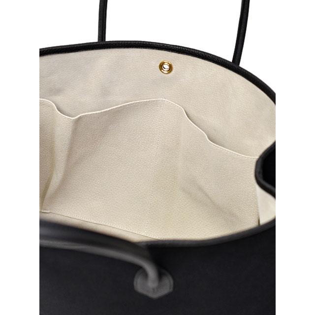 CISEI【チセイ/シセイ】別注トートバッグ 946 BG LD NERO/NERO キャンバス レザー クレイジーパターン ブラック×ブラック | Cisei | 05