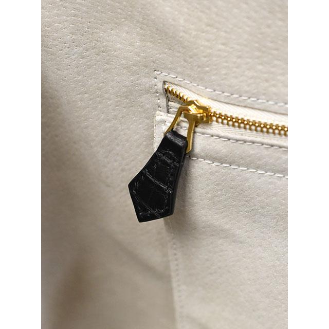 CISEI【チセイ/シセイ】別注トートバッグ 946 BG LD NERO/NERO キャンバス レザー クレイジーパターン ブラック×ブラック | Cisei | 06