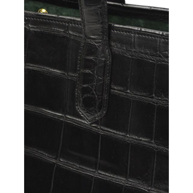 CISEI【チセイ/シセイ】CROCODILE  BLACK クロコダイル  トートバッグ ブラック | Cisei | 02