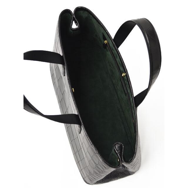 CISEI【チセイ/シセイ】CROCODILE  BLACK クロコダイル  トートバッグ ブラック | Cisei | 04