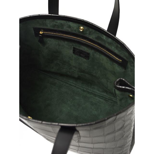 CISEI【チセイ/シセイ】CROCODILE  BLACK クロコダイル  トートバッグ ブラック | Cisei | 05