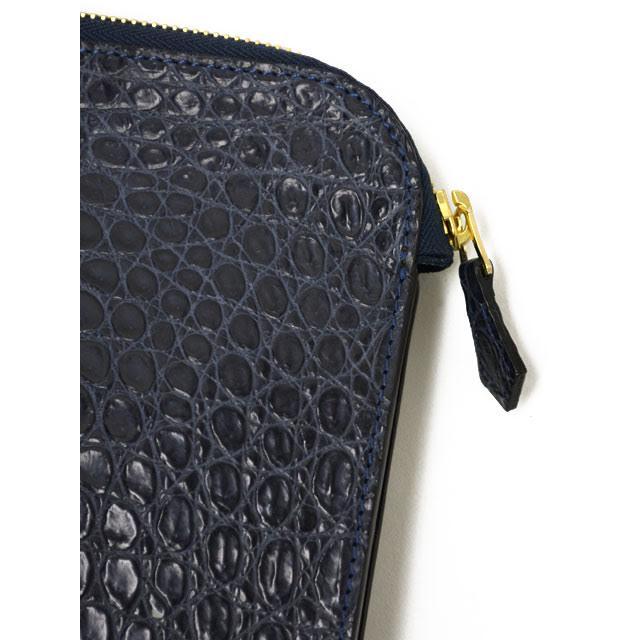 cisei ドキュメントケース Cisei CISEI【チセイ/シセイ】CROCODILE document Case NAVY