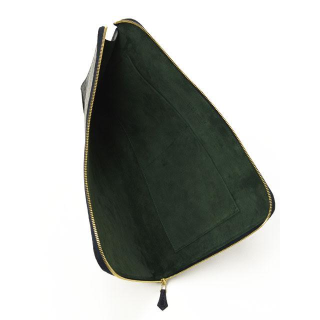 【ポイント5倍】CISEI【チセイ/シセイ】CROCODILE document Case NAVY (クロコダイル  ドキュメントケース ネイビー) | Cisei | 03