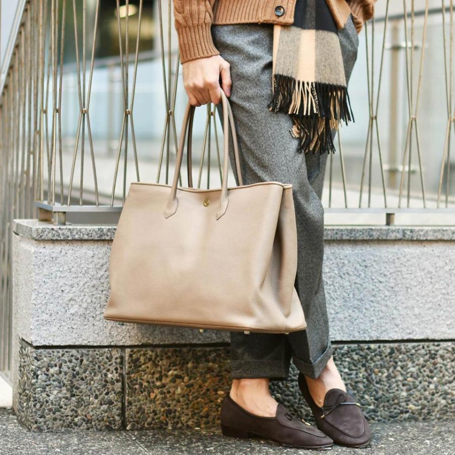 CISEI【チセイ/シセイ】トートバッグ Tote bag 941 LINDOS TAUPE シボ革 トープ | Cisei | 09