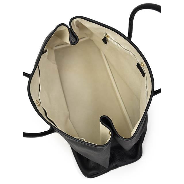【18日 20時〜 P5倍】CISEI【チセイ/シセイ】トートバッグ Tote bag 941 LINDOS NERO シボ革 ブラック | Cisei | 03