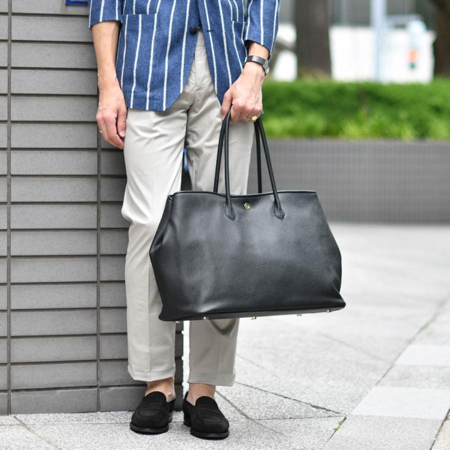 CISEI【チセイ/シセイ】トートバッグ Tote bag 941 LINDOS NERO シボ革 ブラック | Cisei | 09