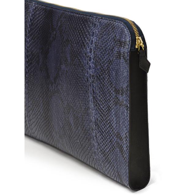 CISEI【チセイ/シセイ】934 PITONE NAVY ドキュメントケース パイソン ネイビー | Cisei | 01