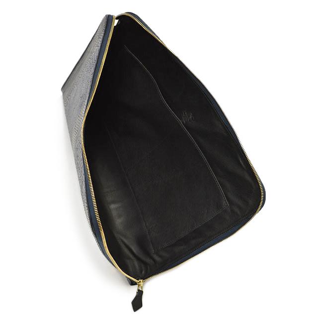 CISEI【チセイ/シセイ】934 PITONE NAVY ドキュメントケース パイソン ネイビー | Cisei | 03