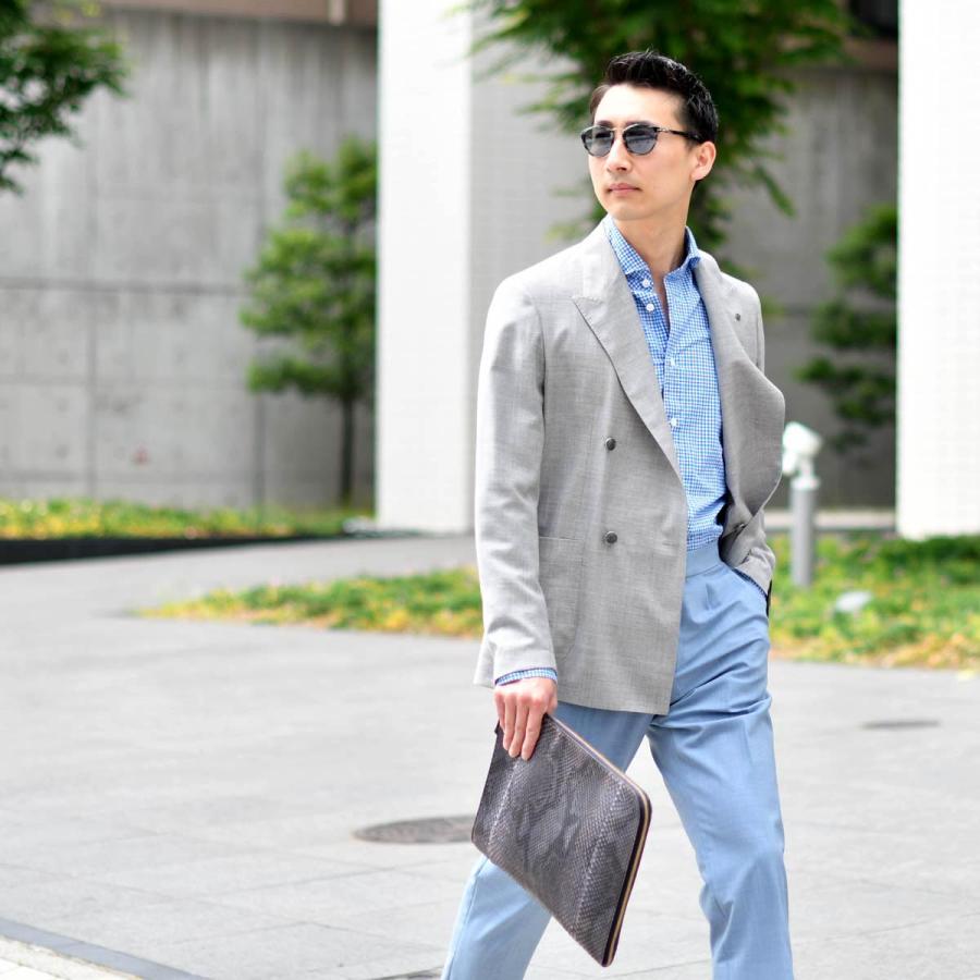 CISEI【チセイ/シセイ】934 PITONE NAVY ドキュメントケース パイソン ネイビー | Cisei | 07