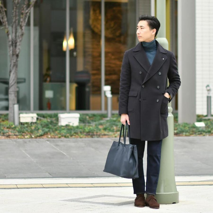 CISEI【チセイ/シセイ】トートバッグ Tote bag 941 LINDOS NAVY シボ革 ネイビー | Cisei | 11