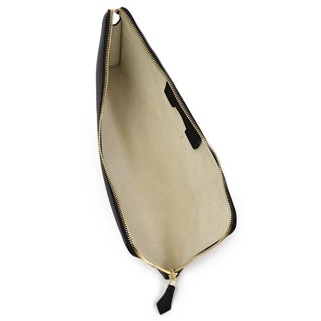 【ポイント5倍】CISEI【チセイ/シセイ】934B LD NERO シボ革  クラッチバッグ ブラック | Cisei | 03