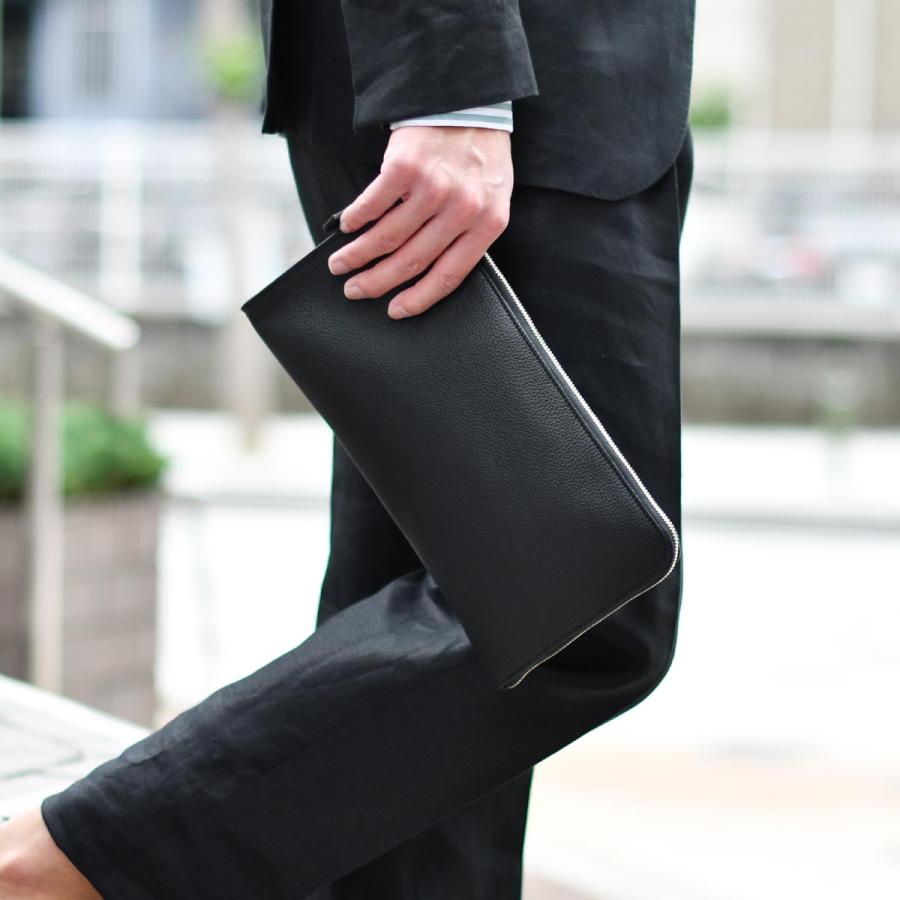 CISEI【チセイ/シセイ】934B LD NERO シボ革  クラッチバッグ ブラック | Cisei | 05