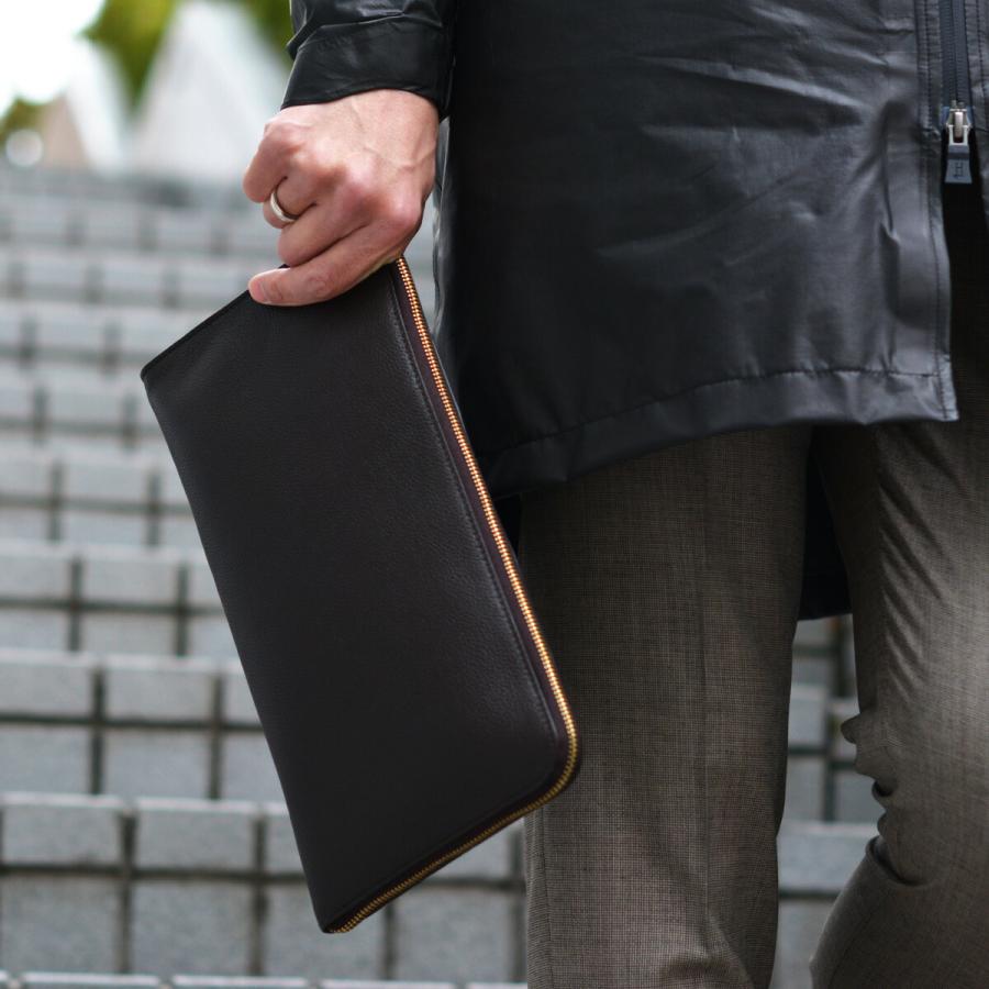 CISEI【チセイ/シセイ】934B MF T.MORO シボ革  クラッチバッグ ブラウン | Cisei | 05