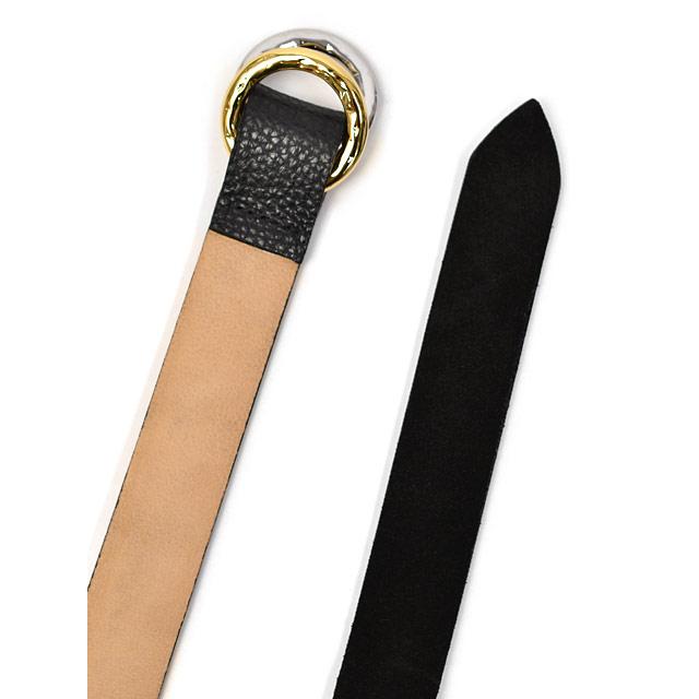 Andrea D'AMICO ベージュ スエード リングベルト Andrea D'Amico