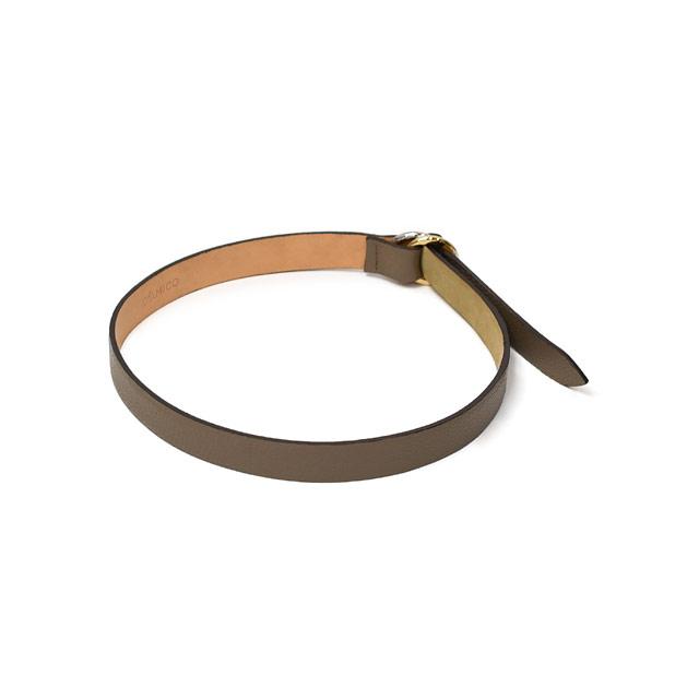 イタリア製 アンドレアダミコ ダークブラウン スエード ベルト ダブルリング イタリア製 アンドレアダミコ ダークブラウン スエード ベルト