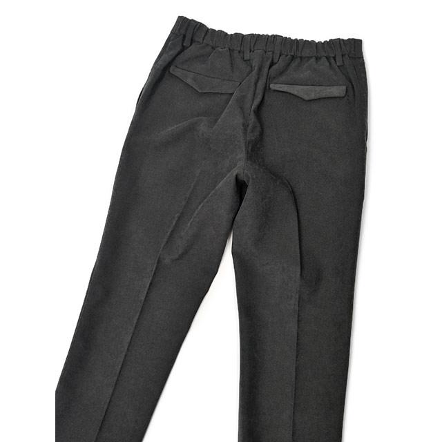 【18日 20時〜 P5倍】DEVORE Incipit【デヴォレ インチピット】ワンプリーツイージーパンツ DVR15 U7016 214 ストレッチ ポリエステル グレー | INCIPIT | 03