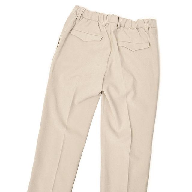 DEVORE Incipit【デヴォレ インチピット】ワンプリーツイージーパンツ DVR15 U7016 110 ストレッチ ポリエステル アイボリー |  | 03