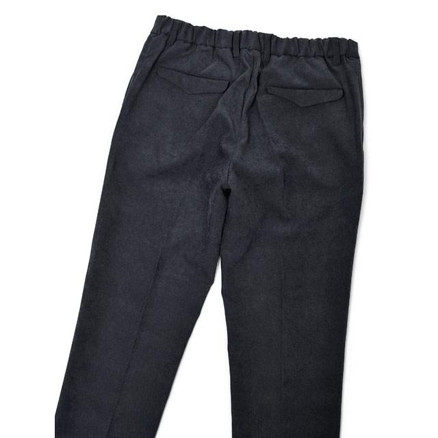 【FINAL SALE 返品交換不可】DEVORE Incipit【デヴォレ インチピット】ワンプリーツイージーパンツ DVR15 U7016 394 ストレッチ ポリエステル ネイビー |  | 03