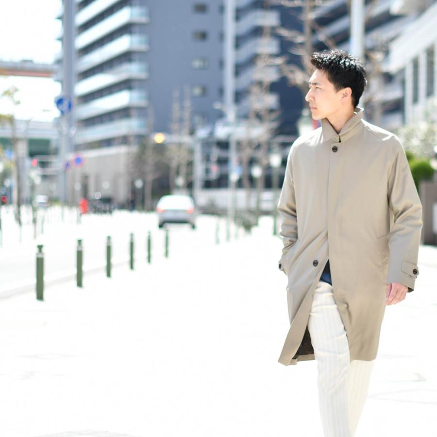 DEVORE Incipit【デヴォレインチピット】ワンプリーツイージーパンツ DVR15 ポリエステル ストレッチ ストライプ エクリュ×ホワイト | INCIPIT | 07