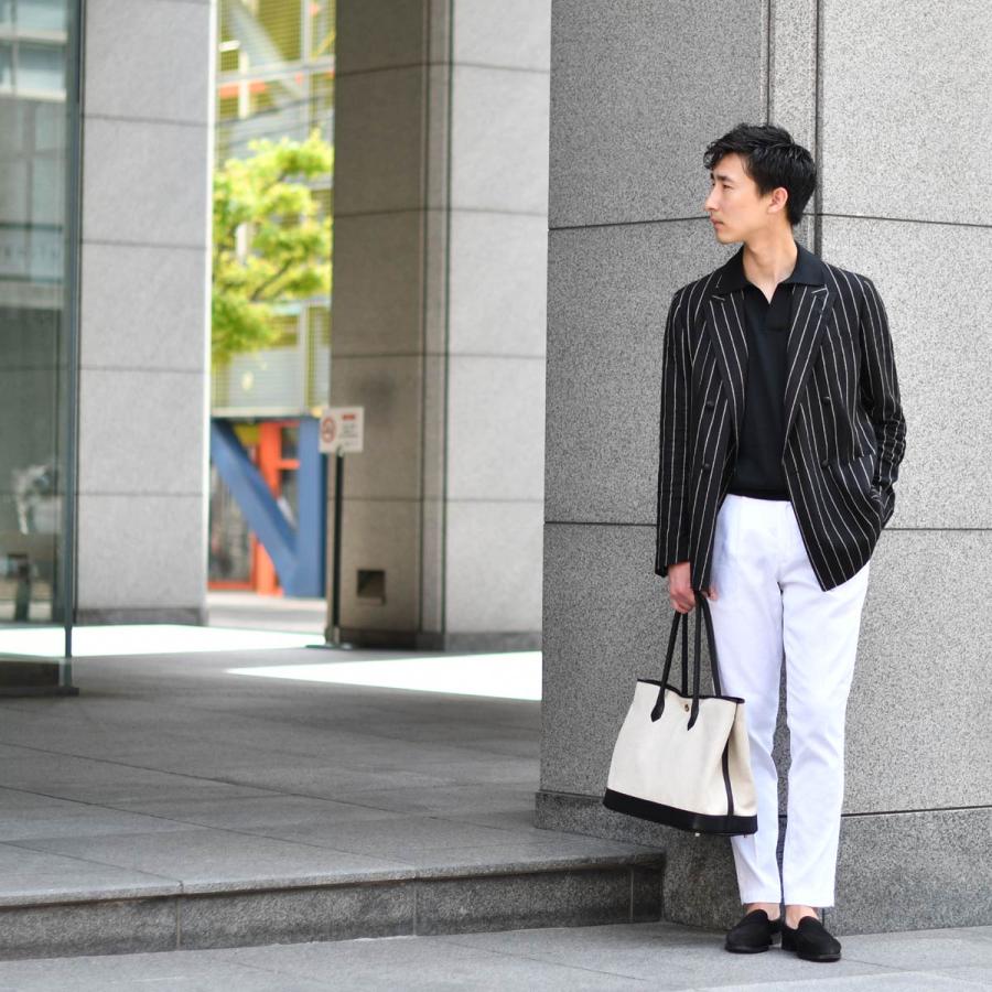 【SALE】DEVORE Incipit【デヴォレインチピット】ワンプリーツイージーパンツ DVR15 TC106 リネン コットン ストレッチ オフホワイト |  | 07