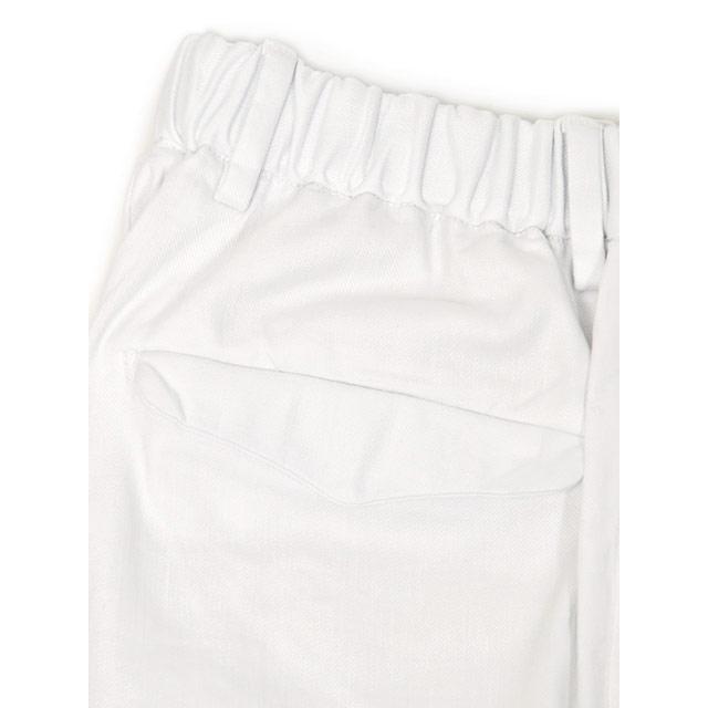 DEVORE Incipit【デヴォレインチピット】ワンプリーツイージーパンツ DVR15 TC100 リネン コットン ストレッチ ホワイト |  | 05