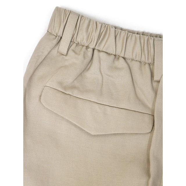 【SALE】DEVORE Incipit【デヴォレインチピット】ワンプリーツイージーパンツ DVR15 G1037 538 テンセル リネン ベージュ |  | 05