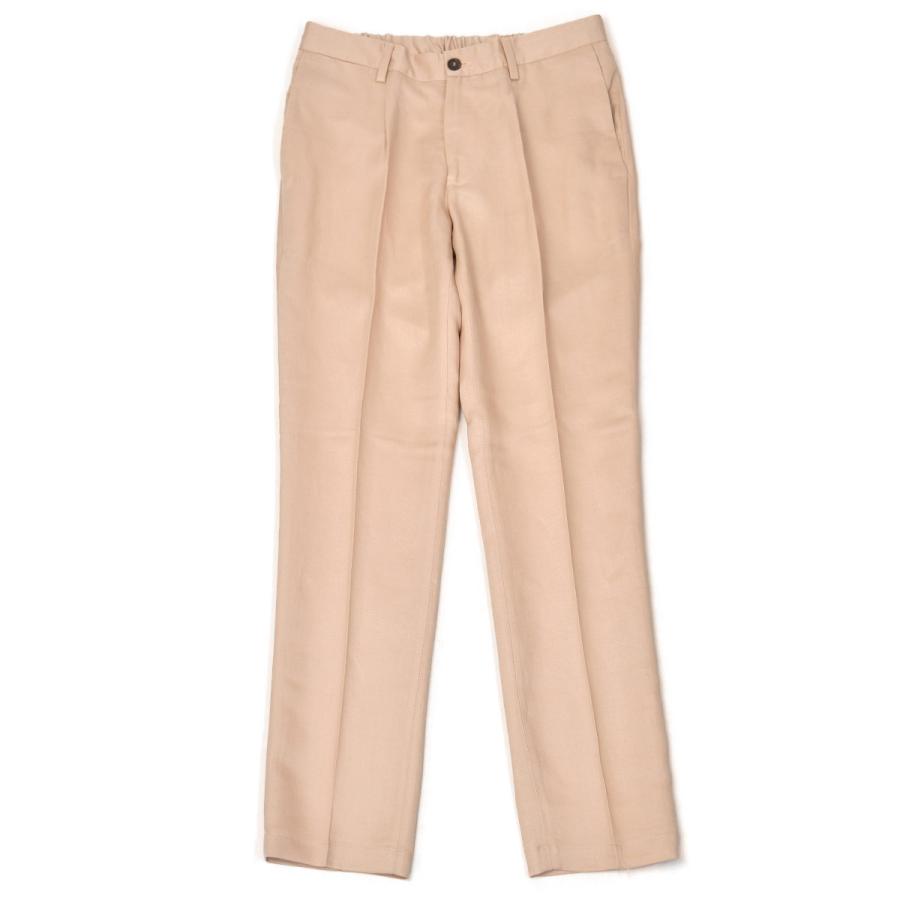 DEVORE Incipit【デヴォレインチピット】ワンプリーツイージーパンツ DVR15 G1037 1056 テンセル リネン ピンクベージュ |  | 01