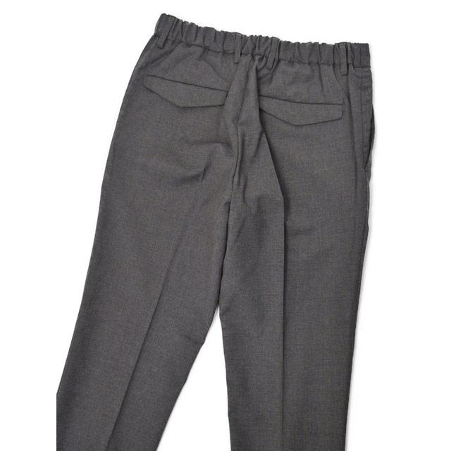 【SALE】DEVORE Incipit【デヴォレインチピット】ワンプリーツイージーパンツ DVR15 W2007 テクノウール ウール ポリエステル ストレッチ グレー | INCIPIT | 03