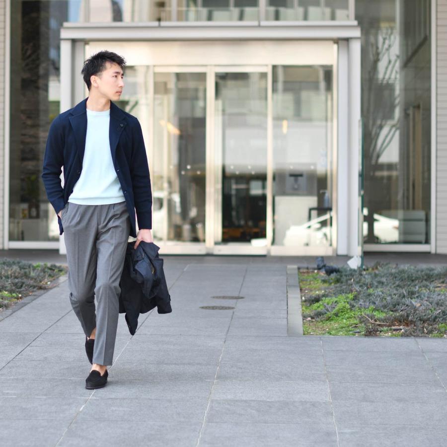 【SALE】DEVORE Incipit【デヴォレインチピット】ワンプリーツイージーパンツ DVR15 W2007 テクノウール ウール ポリエステル ストレッチ グレー | INCIPIT | 06