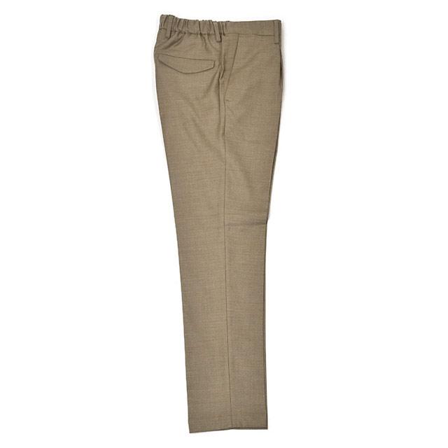 DEVORE Incipit【デヴォレインチピット】ワンプリーツイージーパンツ DVR15 W2007 0431 テクノウール ウール ポリエステル ストレッチ グレージュ |  | 04