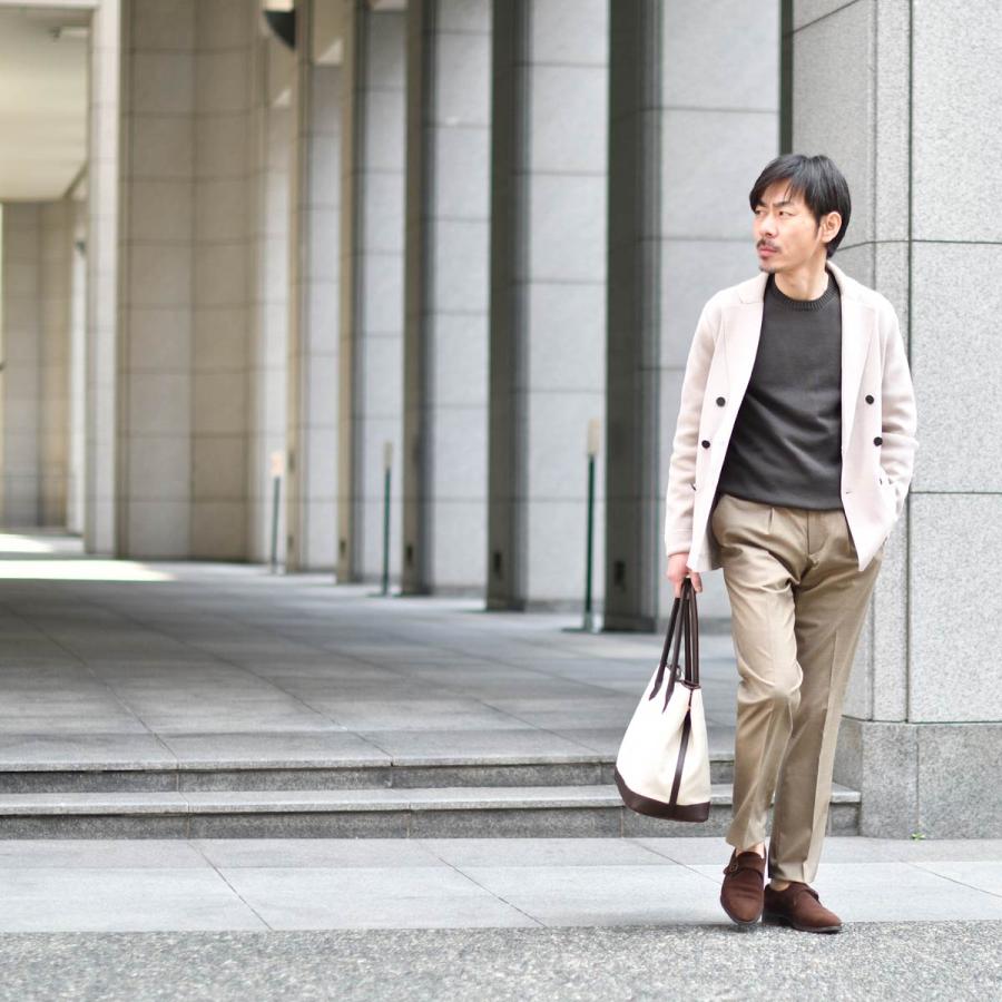 DEVORE Incipit【デヴォレインチピット】ワンプリーツイージーパンツ DVR15 W2007 0431 テクノウール ウール ポリエステル ストレッチ グレージュ |  | 08