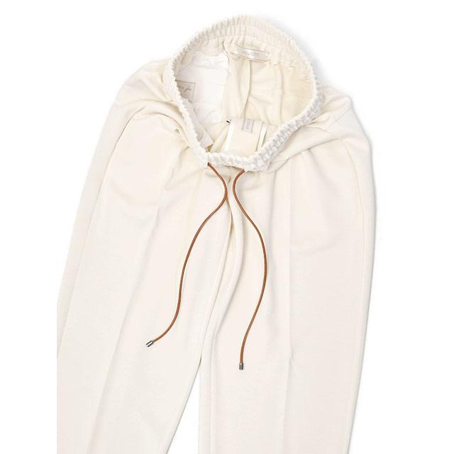 DEVORE Incipit【デヴォレインチピット】イージーパンツ DVR48 M6067 0106 シルキージャージ ビスコース ポリエステル ストレッチ ホワイト |  | 02