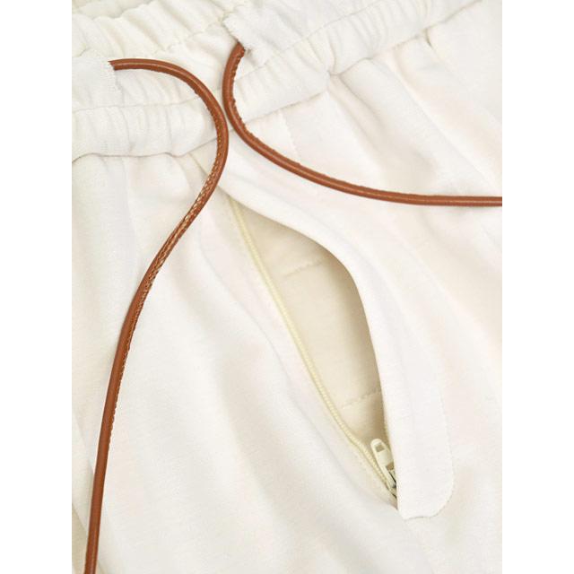 DEVORE Incipit【デヴォレインチピット】イージーパンツ DVR48 M6067 0106 ビスコース ポリエステル ストレッチ ホワイト | INCIPIT | 05