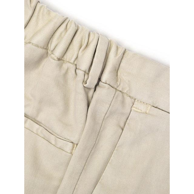 DEVORE Incipit【デヴォレインチピット】ワンプリーツイージーパンツ D155C G049 562リネン コットン ストレッチ ナチュラル |  | 04