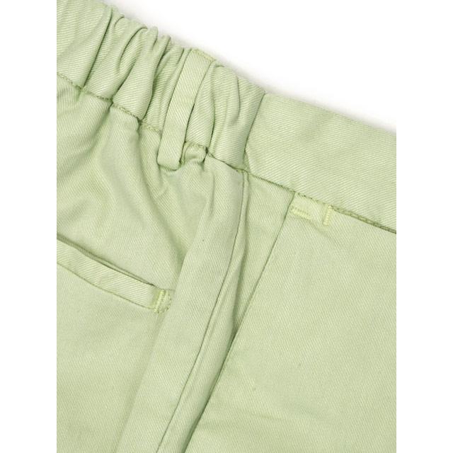 DEVORE Incipit【デヴォレインチピット】ワンプリーツイージーパンツ D155C G049 634リネン コットン ストレッチ ピスタチオ |  | 04