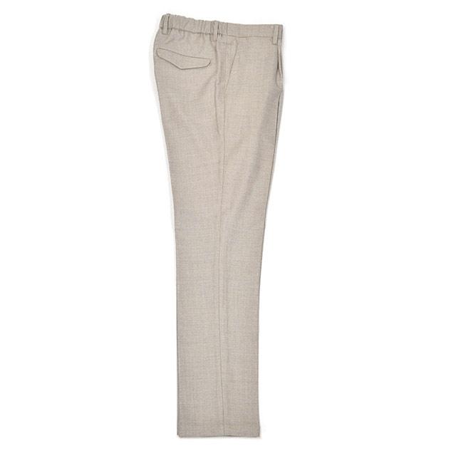 【18日 20時〜 P5倍】DEVORE Incipit【デヴォレ インチピット】ワンプリーツイージーパンツ DVR15 W2089 217 ロロピアーナ ストレッチ ウール グレイジュ | Loro Piana | 04