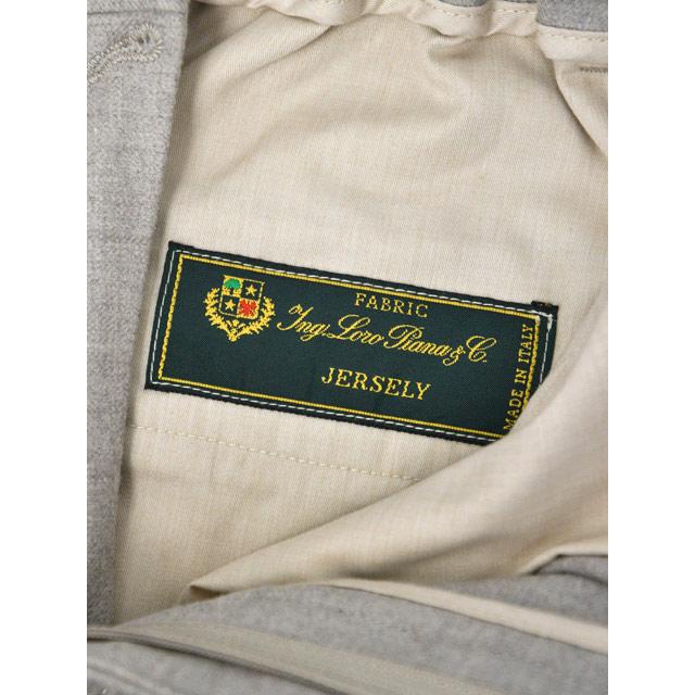 DEVORE Incipit【デヴォレ インチピット】ワンプリーツイージーパンツ DVR15 W2089 217 ロロピアーナ ストレッチ ウール グレイジュ | Loro Piana | 07