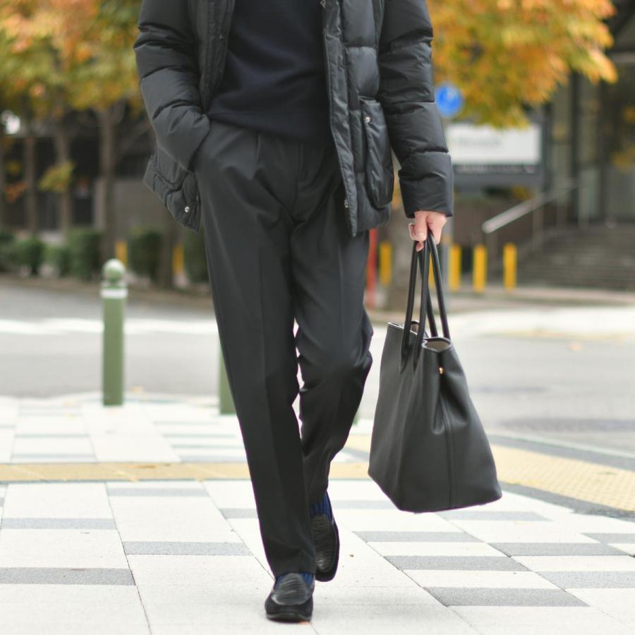 DEVORE Incipit【デヴォレ インチピット】ワンプリーツイージーパンツ DVR15 W2022 1 ストレッチ ウール ポリエステル ブラック |  | 06