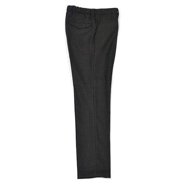 DEVORE Incipit【デヴォレ インチピット】ワンプリーツイージーパンツ DVR15 W2102 214 ポリエステル ウール コットン ツイル チャコールグレー |  | 04