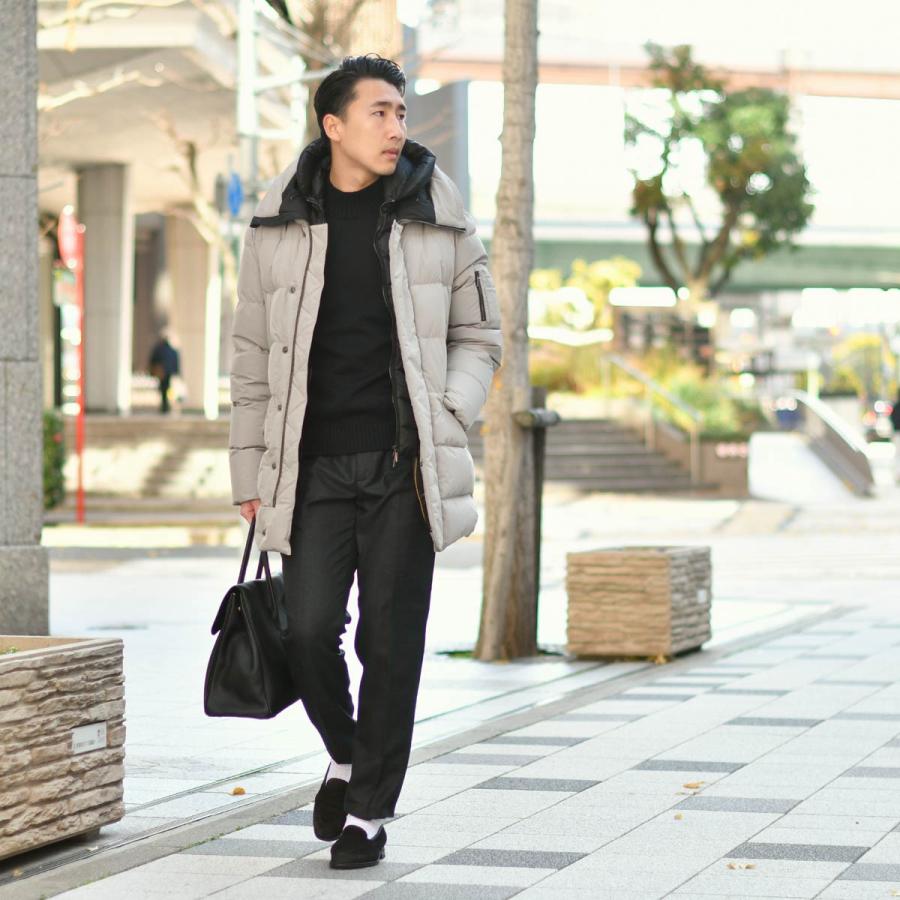 DEVORE Incipit【デヴォレ インチピット】ワンプリーツイージーパンツ DVR15 W2102 ポリエステル ウール コットン ツイル チャコールグレー |  | 07