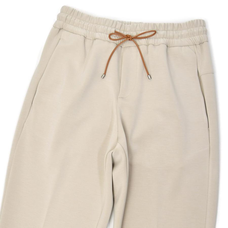 DEVORE Incipit【デヴォレインチピット】イージーパンツ DVR48 M6070 0538 シルキーフリース ポリエステル モダール ストレッチ ベージュ | 