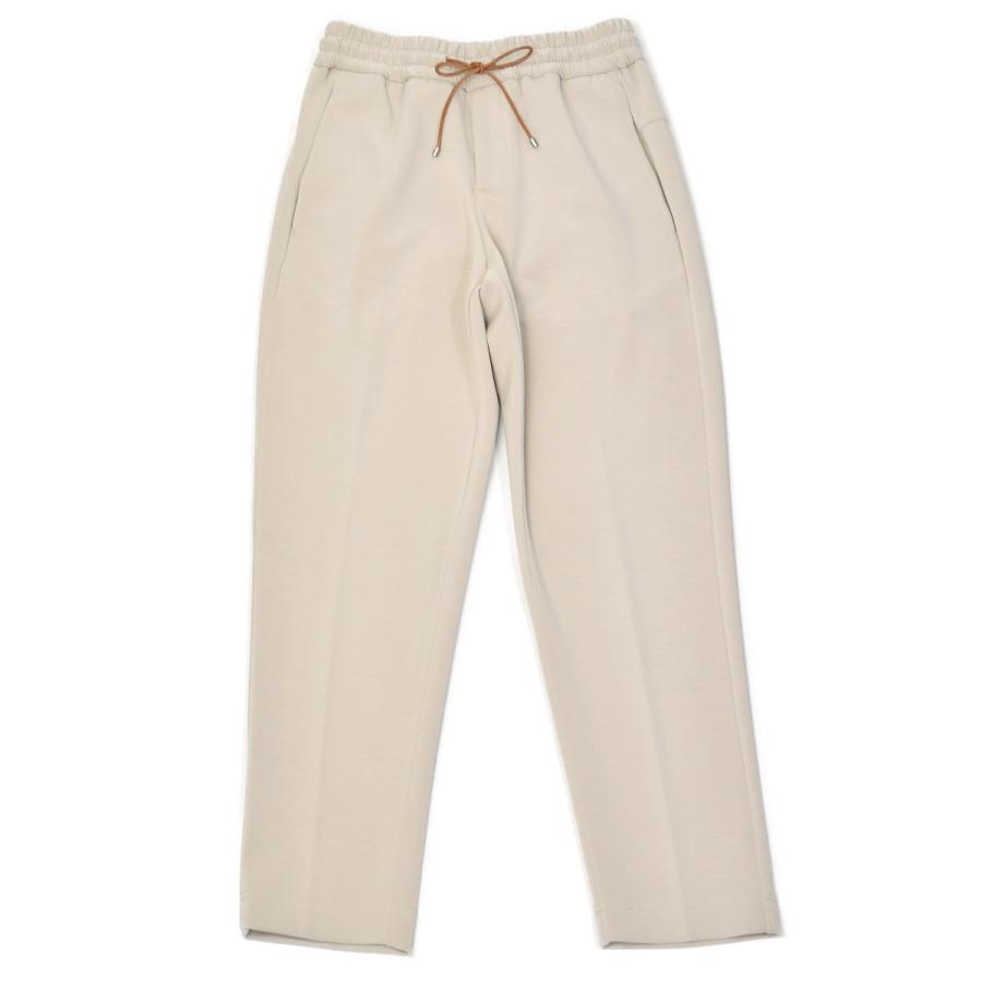 DEVORE Incipit【デヴォレインチピット】イージーパンツ DVR48 M6070 0538 シルキーフリース ポリエステル モダール ストレッチ ベージュ |  | 01