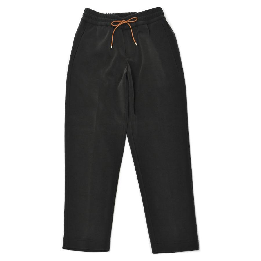 DEVORE Incipit【デヴォレインチピット】イージーパンツ DVR48 M6070 0001 シルキーフリース ポリエステル モダール ストレッチ ブラック |  | 01