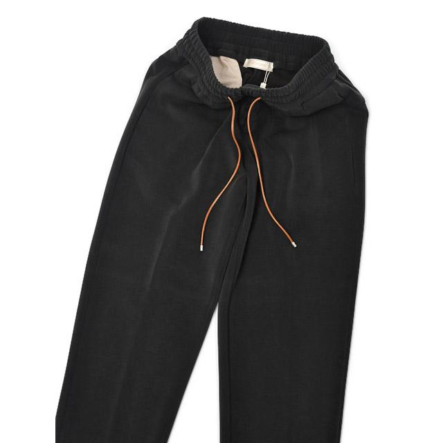 【18日 20時〜 P5倍】DEVORE Incipit【デヴォレインチピット】イージーパンツ DVR48 M6070 0001 シルキーフリース ポリエステル モダール ストレッチ ブラック | INCIPIT | 02