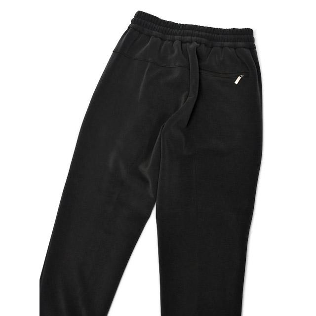 DEVORE Incipit【デヴォレインチピット】イージーパンツ DVR48 M6070 0001 シルキーフリース ポリエステル モダール ストレッチ ブラック |  | 03