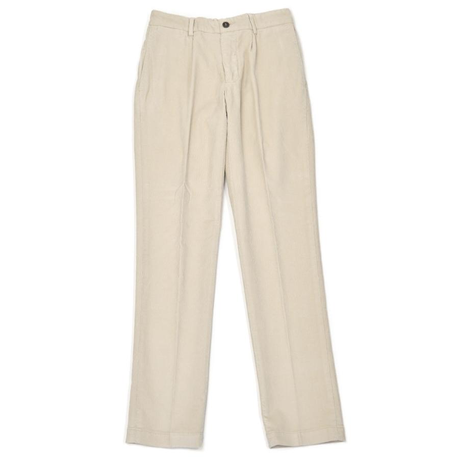 DEVORE Incipit【デヴォレ インチピット】ワンプリーツイージーパンツ DVR15 V010 581 コーデュロイ ベージュ | INCIPIT | 01